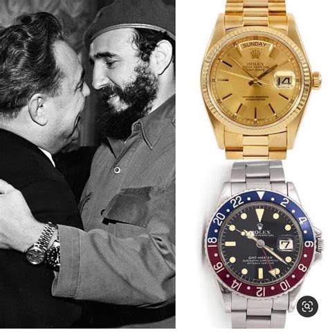 castro 2 rolexes|fidel castro watches.